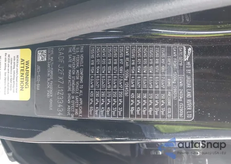 2018 Jaguar E-Pace R-Dynamic S/S from USA, damaged, VIN SADFJ2FX7J1Z33434